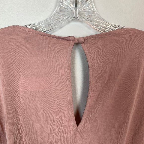 Lulu's | wrap front long sleeve bodysuit medium - Picture 7 of 7